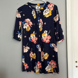 Floral long sleeve dress